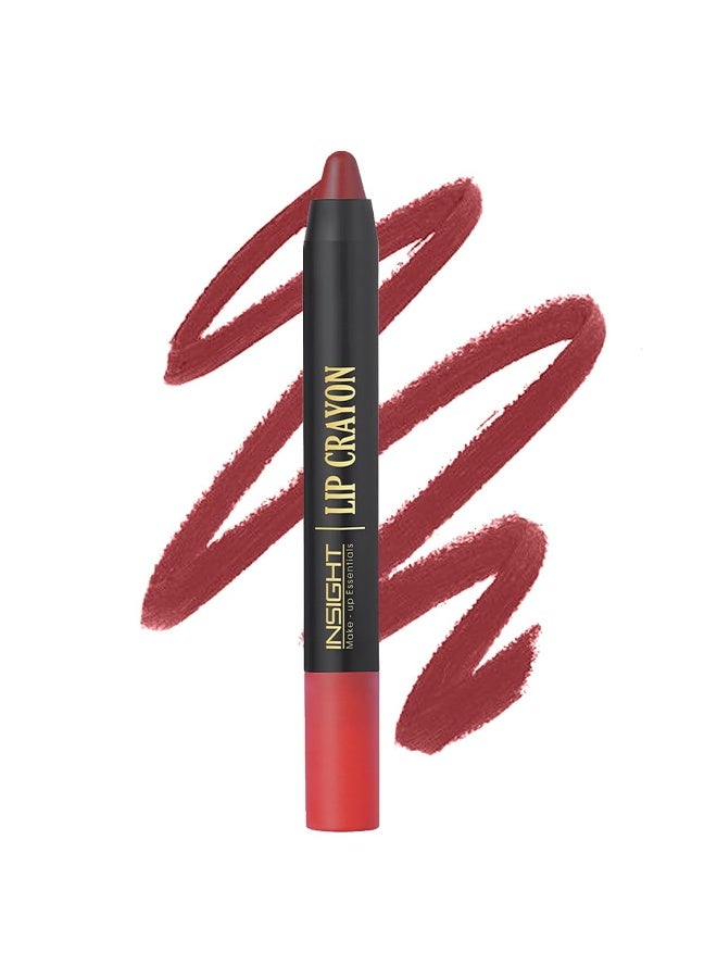 إنسايت قلم تحديد الشفاه طويل الأمد من إنسايت - راحة تدوم طوال اليوم | لمسة نهائية مطفية | مقاوم للماء | غني بفيتامين هـ وحمض الكوجيك | طرف قابل للبري | تغطية كاملة | أحمر شفاه خفيف الوزن (سانسيت كيس) - 7 غرام - Image 1